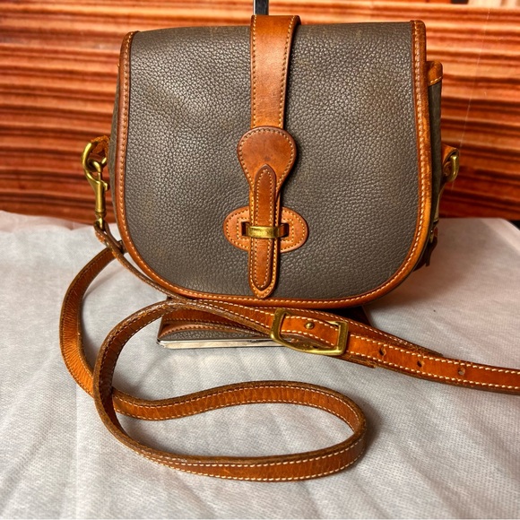 Dooney & Bourke Handbags - Rare Vintage Dooney & Bourke R51, all weather leather, pebbled, removable straps